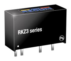 RECOM POWER RKZ3-0505S Isolated Through Hole DC/DC Converter, ITE, SIP, 1:1, 3 W, 1 Output, 5 V