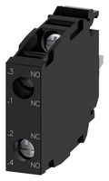 SIEMENS 3SU1400-1AA10-1FA0 Contact Block, SIRIUS ACT, Front Plate Mounting, 10 A, 500 V, 1NO/1NC