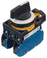 IDEC CW4S-31LE20 Rotary Switch, 3 Position, 2 Pole, 45 °, 10 A, 240 V, CW Series