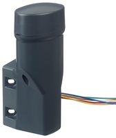 IDEC LD6A-0WQB Signal Indicator Accessory, Base Module, Wall Mount, Steady, Black, LD6A Series