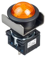 IDEC LB6P-2T04A LED Panel Mount Indicator, Amber, 24 V, 18.2 mm, IP65