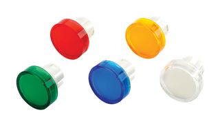 EAO 51-933.7 Lens, Raised, Plastic, Round, Transparent, 51 Series