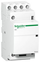 SCHNEIDER ELECTRIC GC2530M5 Contactor, 25 A, DIN Rail, 250 VAC, 3PST-NO, 3 Pole