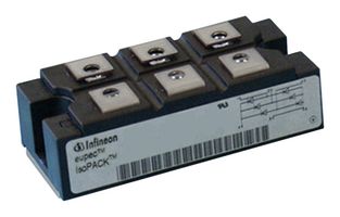 INFINEON DDB6U215N16LHOSA1 Diode Module, 1.6 kV, 300 A, 1.61 V, Bridge, Module, 14 Pins