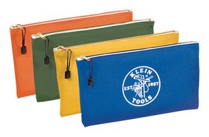 KLEIN TOOLS 5140 Tool Bag, Canvas, 177.8 mm x 317.5 mm x 25.4 mm, 4 Pack