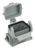 HARTING 09300062256 Heavy Duty Connector, Base, Bulkhead Mount, Aluminium Body, 1 Lever, 6B