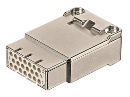 HARTING 09140203113 Heavy Duty Connector, Insert, 20 Contacts, Receptacle, Crimp Socket - Contacts Not Supplied