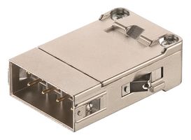 HARTING 09140083011 Heavy Duty Connector, Han-Eco, Insert, 8+PE Contacts, Plug, Crimp Pin - Contacts Not Supplied
