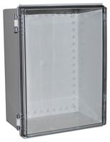 CAMDENBOSS CHDX8-233C Plastic Enclosure, Hinged Lid, Heavy Duty, Polycarbonate, 200 mm, 400 mm, 500 mm, IP66, IP67