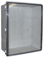 CAMDENBOSS CHDX8-234C Plastic Enclosure, Hinged Lid, Heavy Duty, Polycarbonate, 255 mm, 530 mm, 630 mm, IP66, IP67