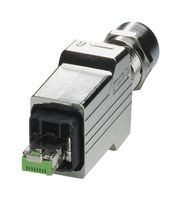 PHOENIX CONTACT 1422661 Modular Connector, Push-pull, RJ45 Plug, 1 x 1 (Port), 8P8C, Cat5, IP65, IP67, Cable Mount
