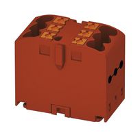 PHOENIX CONTACT 3273268 Panel Mount Barrier Terminal Block, 24 A, 500 V, 6 Pole, 3, Push In, 12 AWG