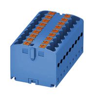 PHOENIX CONTACT 3273288 Panel Mount Barrier Terminal Block, 24 A, 500 V, 12 Pole, 6, Push In, 12 AWG