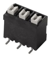WEIDMULLER 1473660000 Wire-To-Board Terminal Block, 5 mm, 6 Ways, 24 AWG, 16 AWG, 1.5 mm², Push In