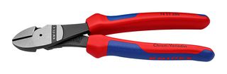 KNIPEX 74 22 200 Cutter, Precision, 200 mm, Diagonal, 4.2 mm, 64 °