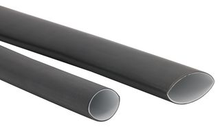 MULTICOMP PRO PP001987 Adhesive Lined Heat Shrink Tubing, Dual Wall, 4:1, 0.16 ", 4 mm, Black, 4 ft, 1.22 m