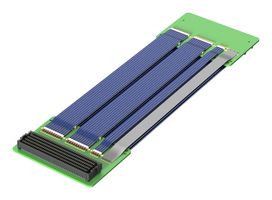 SAMTEC HDR-169468-01 Ribbon Cable, HDR Plug to HDR Receptacle, 400 Ways, 9.9 ", 250 mm, HDR Series