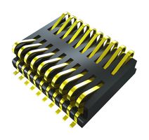 SAMTEC FSI-110-03-G-D-AD Mezzanine Connector, Header, 1 mm, 2 Rows, 20 Contacts, Surface Mount, Beryllium Copper