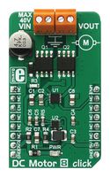 MIKROELEKTRONIKA MIKROE-2893 Add-On Board, DC Motor v8 Click Board, mikroBUS Connector
