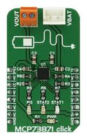 MIKROELEKTRONIKA MIKROE-2858 Add-On Board, Battery Charge Management Click Board, mikroBUS Connector