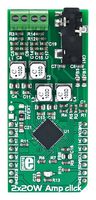 MIKROELEKTRONIKA MIKROE-2779 Add-On Board, 2x20W Class D Audio Amplifier Click Board, mikroBUS Connector