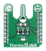 MIKROELEKTRONIKA MIKROE-2769 Add-On Board, Thermometer v6 Click Board, mikroBUS Connector
