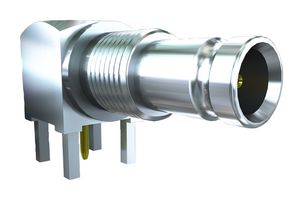 SAMTEC BNC7T-J-P-GN-RA-BH1 RF / Coaxial Connector, BNC Coaxial, Right Angle Bulkhead Jack, Through Hole Right Angle, 75 ohm