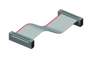 SAMTEC FFSD-10-D-13.40-01-N-SR Ribbon Cable, IDC Receptacle to IDC Receptacle, 20 Ways, 13.4 ", 340.4 mm, 1.27 mm