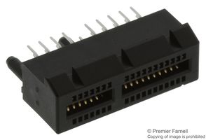 AMPHENOL COMMUNICATIONS SOLUTIONS 10018784-10200TLF Card Edge Connector, Dual Side, 1.57 mm, 36 Contacts, Through Hole Mount, Straight