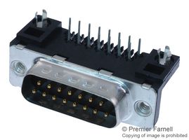 AMPHENOL COMMUNICATIONS SOLUTIONS D15P13A4GX00LF D Sub Connector, DB15, Standard, Plug, FCI Delta D, 15 Contacts, DA, Solder