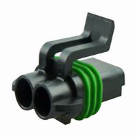 APTIV / DELPHI 15300027 Automotive Connector Housing, Black, Metri-Pack 280 Series, Receptacle, 2 Ways