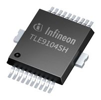 INFINEON TLE9104SHXUMA1 Power Load Distribution Switch, AEC-Q100, Low Side, 4 Channels, 60V, 3A, 0.3ohm, SOIC-14