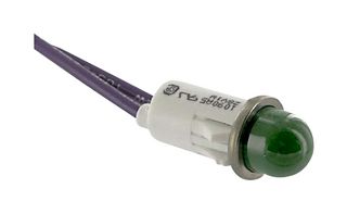 VCC / VISUAL COMMUNICATIONS COMPANY 1090A5-28V Incandescent Lamp, Wire Leaded, 12.7 mm, 40 mA, 28 V, Round, 1090