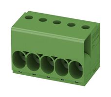 PHOENIX CONTACT 1017529 Wire-To-Board Terminal Block, 10.16 mm, 5 Ways, 20 AWG, 6 AWG, 16 mm², Screw