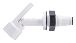 SENSATA / CYNERGY3 LLF48YFP Float Switch, LLF40 Series, Horizontal, Internal Fitting, Polypropylene, 25 VA, M12 Connector
