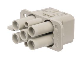 WEIDMULLER HDC HQ 4/2 FC Heavy Duty Connector, RockStar HQ, Insert, 6 Contacts, HQ, Receptacle
