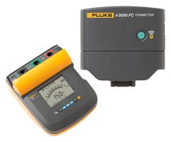 FLUKE FLUKE-1550C FC W/IR3000 Insulation Tester, Digital Megohmmeter, 250V, 500V, 1kV, 2.5kV, 5kV, 1Tohm, -20 °C, 50 °C, 269 mm