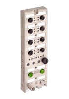 LUMBERG AUTOMATION 0980 ESL 302-121 Sensor Distribution Box, M12 Connector - 5 Pole, M12 Connector - 5 Pole, 8 Ports, LioN-P Series