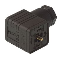 HIRSCHMANN GDM 3011 AU Rectangular Power Connector, Black, 3 Contacts, GDM, Cable Mount, Screw, Receptacle