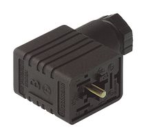 HIRSCHMANN GM 209 NJ Rectangular Power Connector, Black, 2 Contacts, GDM, Cable Mount, Screw, Receptacle