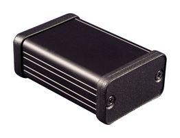 HAMMOND 1455D602BK Metal Enclosure, w/ Plastic End Panel, Small, Extruded Aluminium, 23 mm, 42.5 mm, 60 mm, IP54