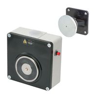 FULLEON 1320-24 Electromagnetic Door Retainer, Wall Mounted, 24V, 40Kgf, 390N