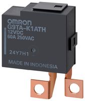 ARATAS G9TA-K1ATH DC12 Power Relay, SPST-NO, 12 VDC, 60 A, G9TA Series, Bracket, Latching Dual Coil