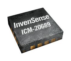 TDK INVENSENSE ICM-20689 MEMS Module, MotionTracking Series, 3-Axis Gyroscope/Accelerometer, ±16g, 1.71 V to 3.45 V, QFN-24