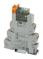 PHOENIX CONTACT 2910519 Power Relay, DPDT, 24 VDC, 6 A, PLC-INTERFACE Series, DIN Rail