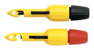 POMONA 6405/POM Test Probe Connector, Pincer Clip, Multifunction, 4mm Banana Plugs