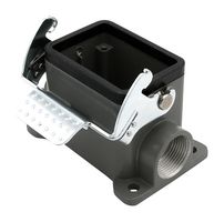 MOLEX 93601-0816 Heavy Duty Connector, PG16, Base, Panel Mount, Aluminium Body, 1 Lever, 6B