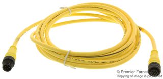 MOLEX 120066-0690 Sensor Cable, BRAD Micro-Change, Micro-Change Plug, Micro-Change Receptacle, 4 Positions, 3 m
