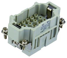 TE CONNECTIVITY T2050182101-007 Heavy Duty Connector, HEE, Insert, 18+PE Contacts, Plug, Crimp Pin - Contacts Not Supplied