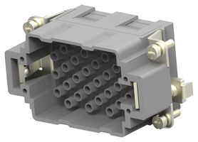 TE CONNECTIVITY T2050323101-007 Heavy Duty Connector, HEEE, Insert, 32+PE Contacts, Plug, Crimp Pin - Contacts Not Supplied